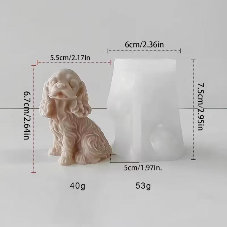 Molde de silicona Perro Cocker Spaniel