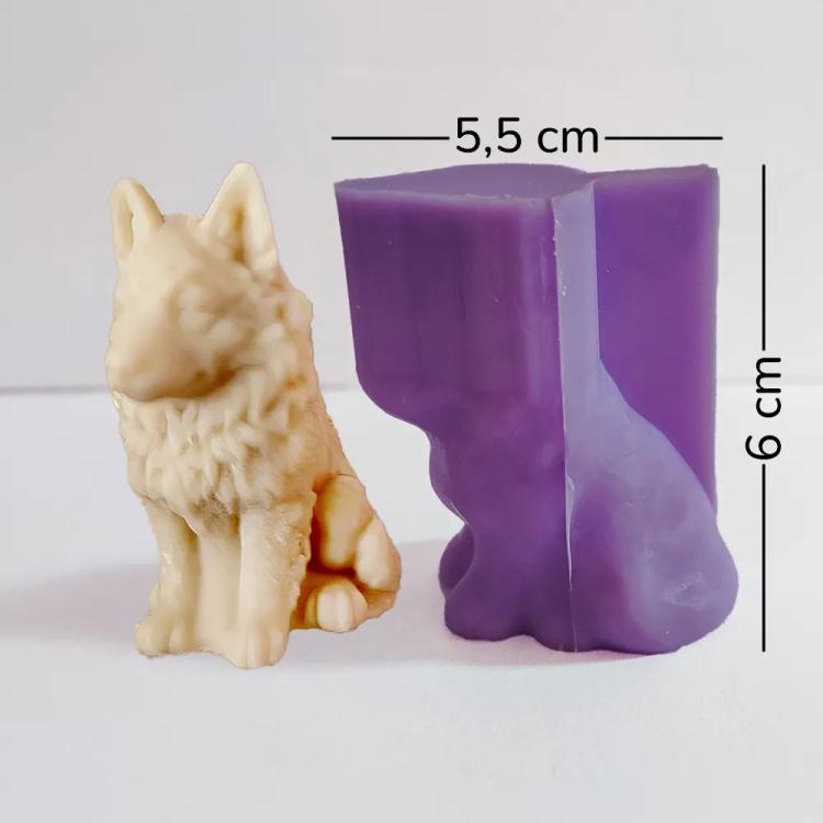 Molde de silicona Perro Pastor Cachorro