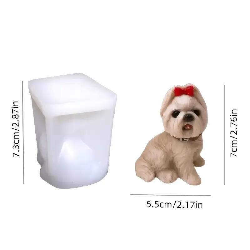 Molde de silicona Perro Shih Tzu
