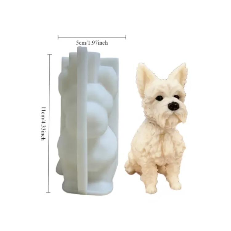 Molde de silicona Perro Yorkie

