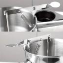 Embudo dispensador en acero inoxidable 1000ML