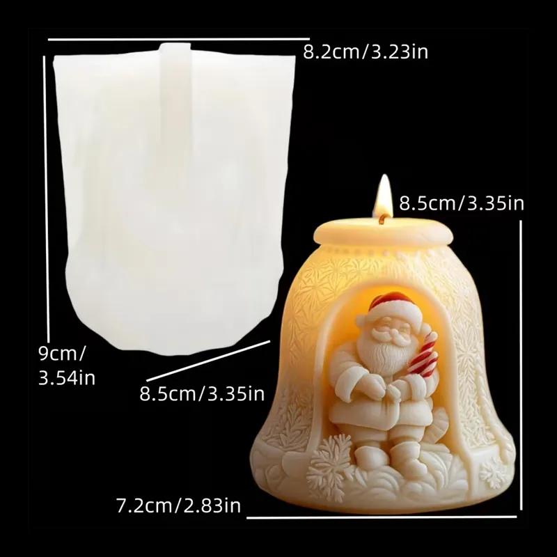 Molde de silicona Campana Alegría Noel 3D
