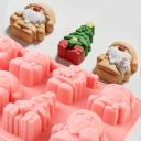 Molde de silicona Papá Noel x8CAV 