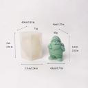 Molde de silicona Papa Noel con bolsa de regalos 3D