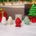 Molde de silicona Papa Noel con bolsa de regalos 3D
