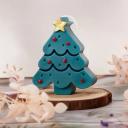 Molde de silicona Arbol de Navidad Nevada Plano 2D