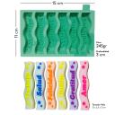 Molde de silicona Ondas Básico 6 CAV | Navidad