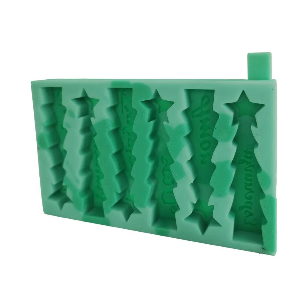 Molde Velas Deseos Árbol de Navidad o pino 6CAV | Navidad