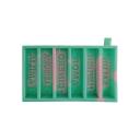 Molde de silicona Velas Deseos Rectangular Básico 6 Cavidades | Navidad