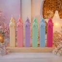 Molde Velas de Deseos Vela Farol 2D 6 cavidades | Navidad