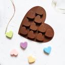 Molde de silicona Corazones X10 | Decorativo Múltiple