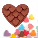 Molde de silicona Corazones X10 | Decorativo Múltiple